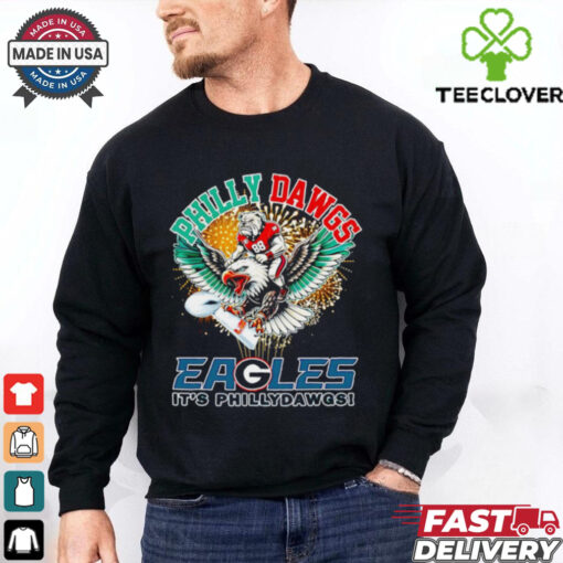 Philadelphia Eagles Georgia Bulldogs Philly Dawgs Eagles It’s Phillydawgs shirt