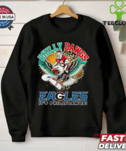 Philadelphia Eagles Georgia Bulldogs Philly Dawgs Eagles It’s Phillydawgs shirt