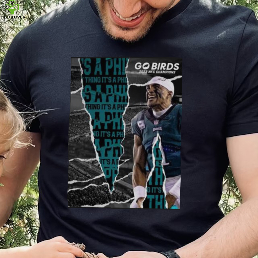 Official Philadelphia eagles go birds 2023 nfc champions shirt