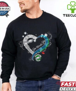 Philadelphia Eagles Go Birds Go heart lights shirt