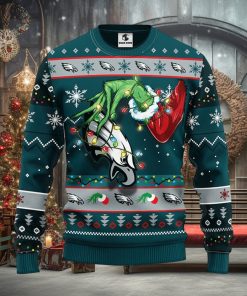 Philadelphia Eagles Grinch Christmas Ugly Sweater