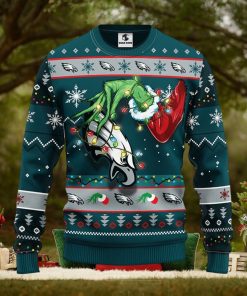 Philadelphia Eagles Grinch Christmas Ugly Sweater