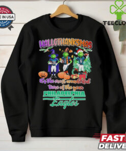 Philadelphia Eagles Hallothanksmas the most wonderful time of the year shirt