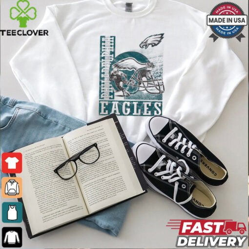 Philadelphia Eagles Helmet Dash T Shirt