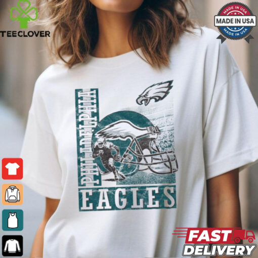 Philadelphia Eagles Helmet Dash T Shirt