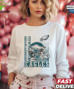 Philadelphia Eagles Helmet Dash T Shirt