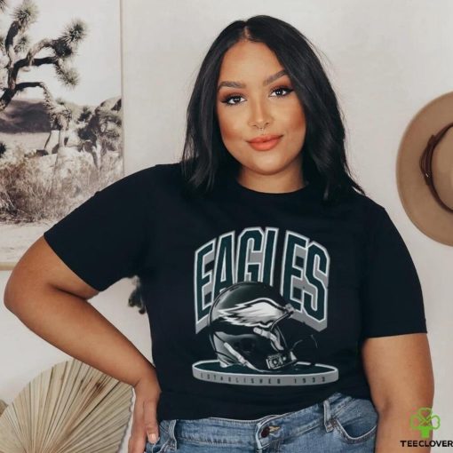 Philadelphia Eagles Helmet Platform T Shirt