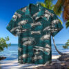 Philadelphia Eagles Halloween Skull Pumpkin Hawaiian Shirt