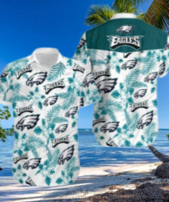 Philadelphia Eagles Hibiscus Paradise Hawaiian Shirt