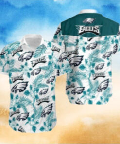 Philadelphia Eagles Hibiscus Paradise Hawaiian Shirt