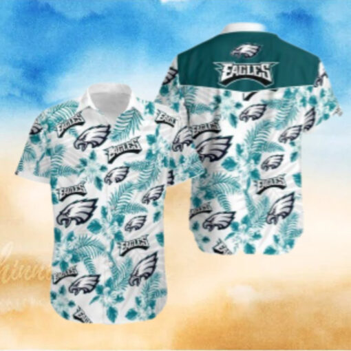 Philadelphia Eagles Hibiscus Paradise Hawaiian Shirt