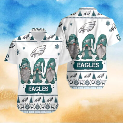 Philadelphia Eagles Holiday Gnome Hawaiian Shirt