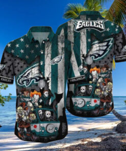 Philadelphia Eagles Horror Roadtrip Hawaiian Shirt