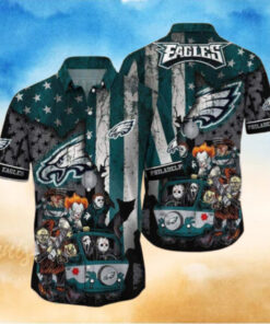 Philadelphia Eagles Horror Roadtrip Hawaiian Shirt