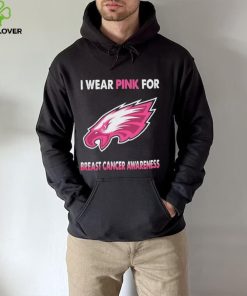 Philadelphia Eagles I Wear Pink For Breast Cancer Awareness Shirt