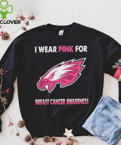 Philadelphia Eagles I Wear Pink For Breast Cancer Awareness Shirt