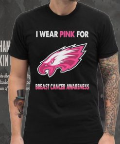 Philadelphia Eagles I Wear Pink For Breast Cancer Awareness Shirt