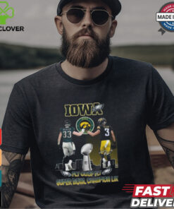 Philadelphia Eagles Iowa Hawkeyes DeJean Fly Coop Fly Super Bowl Champions LIX T Shirt