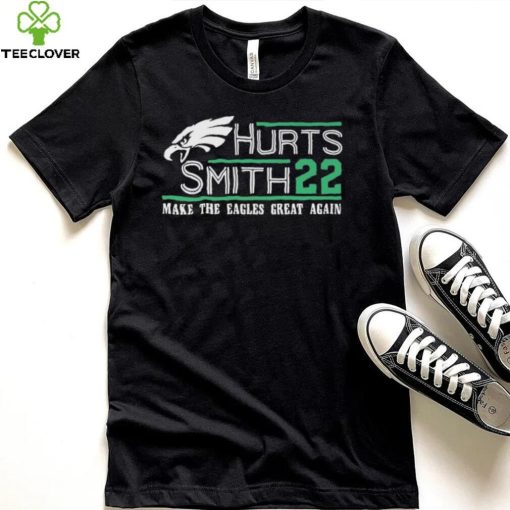 Philadelphia Eagles Jalen Hurts And DeVonta Smith 2022 Make The Eagles Great Again Shirt