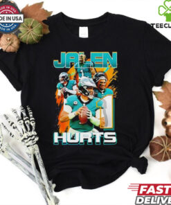 Philadelphia Eagles Jalen Hurts number 1 graphic shirt