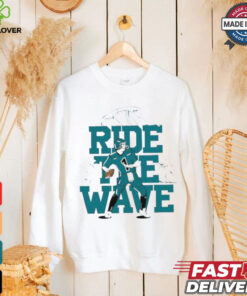 Philadelphia Eagles Jalen Hurts ride the wave shirt
