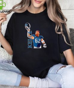Philadelphia Eagles Jason Kelce holding helmet shirt 2 Philadelphia Eagles Jason Kelce holding helmet shirt