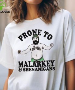 Philadelphia Eagles Jason Kelce prone to malarkey and shenanigans shirt