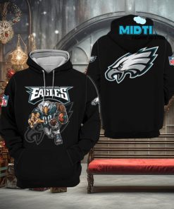 Philadelphia Eagles Logo 2023 All Over Printed Hoodie