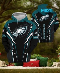 Philadelphia Eagles Logo Custom Name Hoodie