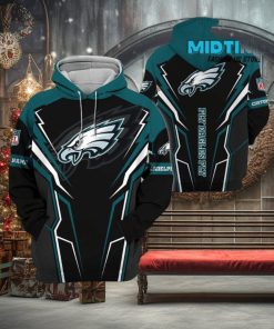 Philadelphia Eagles Logo Custom Name Hoodie