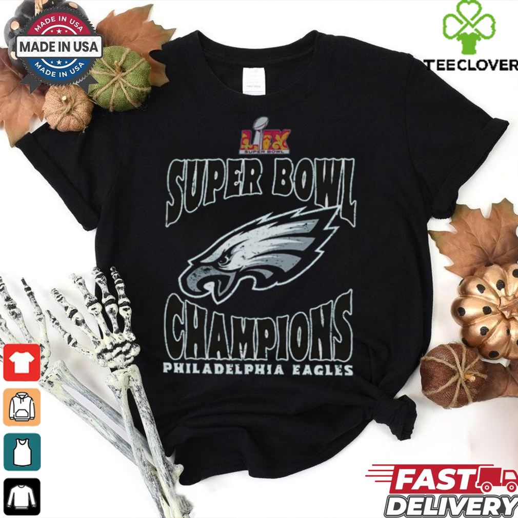 Philadelphia Eagles Majestic Threads Women's Super Bowl LIX Champions Choke Shirt Philadelphia Eagles Majestic Threads Women's Super Bowl LIX Champions Choke Shirt