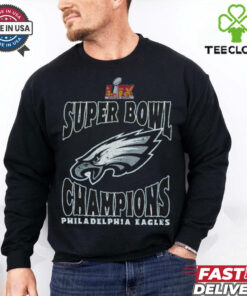 Philadelphia Eagles Majestic Threads Women's Super Bowl LIX Champions Choke Shirt