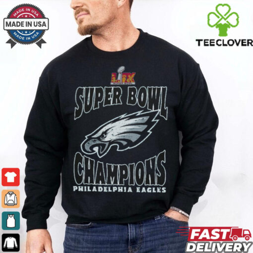 Philadelphia Eagles Majestic Threads Women’s Super Bowl LIX Champions Choke Shirt
