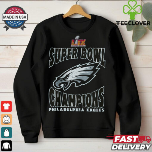 Philadelphia Eagles Majestic Threads Women’s Super Bowl LIX Champions Choke Shirt