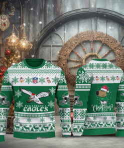 Philadelphia Eagles Merry Christmas Knitted Sweater
