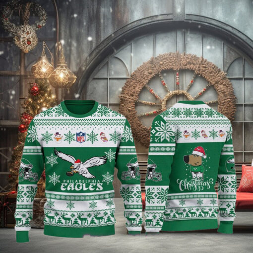Philadelphia Eagles Merry Christmas Knitted Sweater