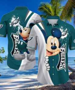 Philadelphia Eagles Mickey Celebration Hawaiian Shirt