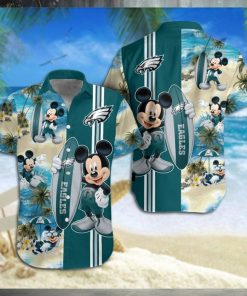 Philadelphia Eagles Mickey Mouse Hawaiian Shirt