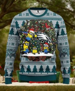 Philadelphia Eagles Minion Christmas Ugly Sweater