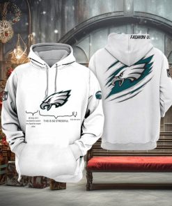 Philadelphia Eagles NFL 2023 White Hoodie