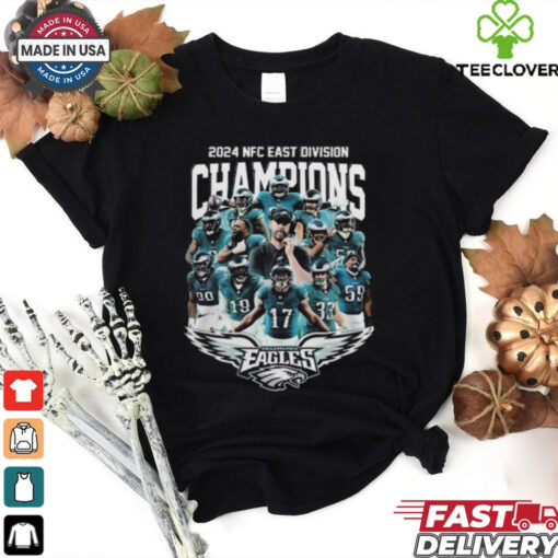 Philadelphia Eagles NFL 2024 NFC East Division Champions Fly Eagles Fly Players Shirt