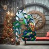 Milwaukee Bucks NBA Custom Name 2023 Holiday Christmas Decorations Ornament