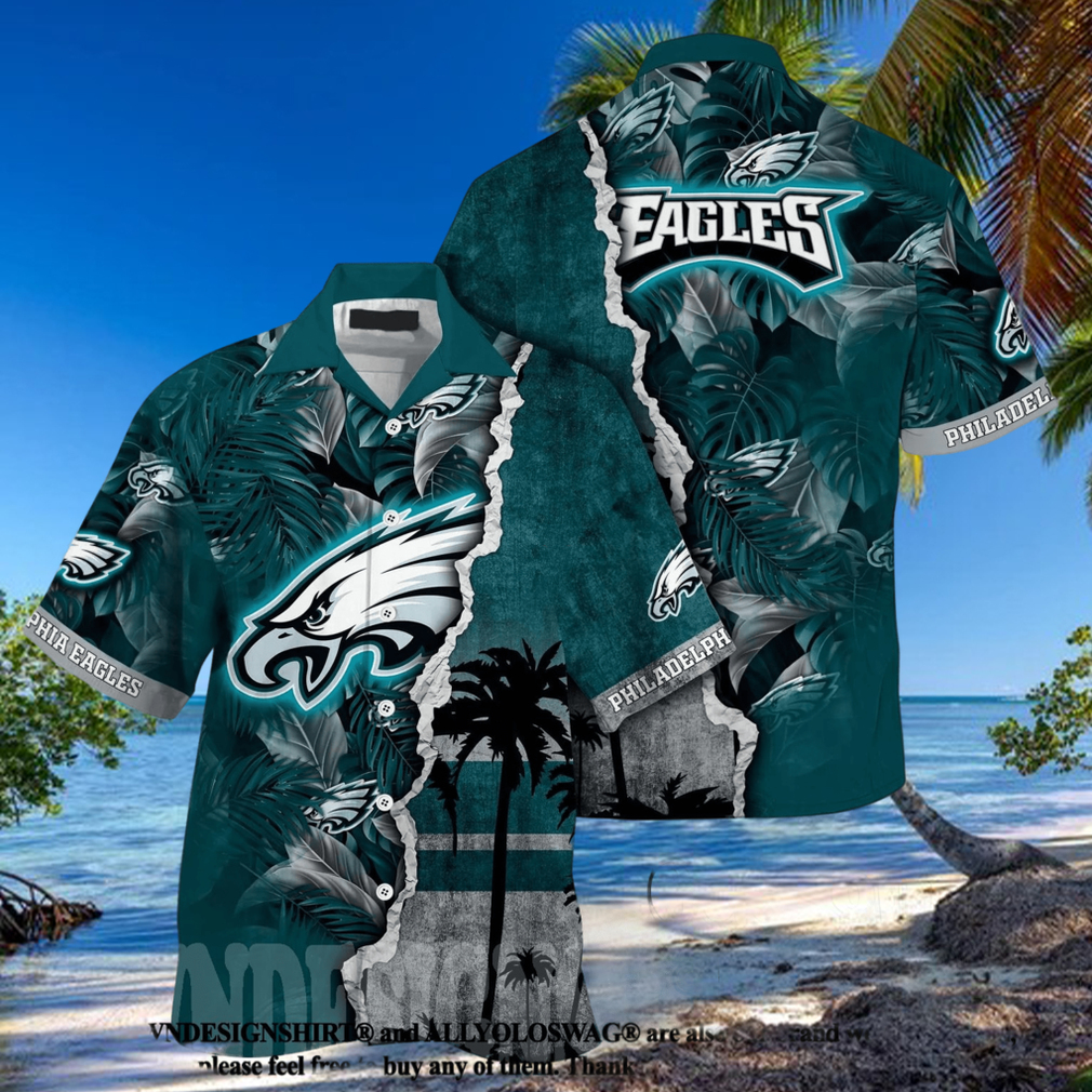 Philadelphia Eagles NFL Floral Unisex Full Printing Hawaiian Shirt -  Limotees