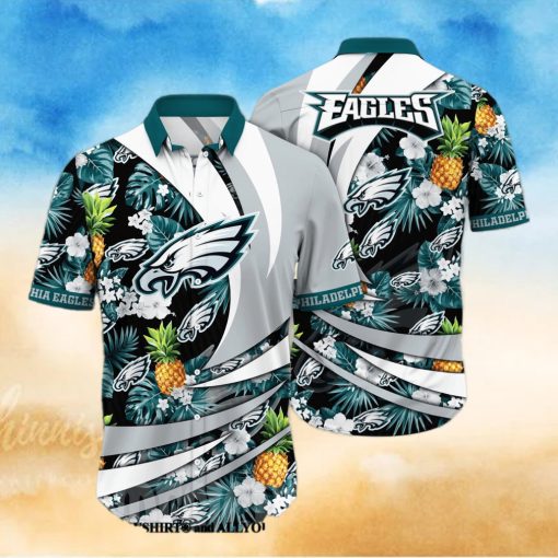 Philadelphia Eagles NFL Flower Full Printing Classic Hawaiian Shirt