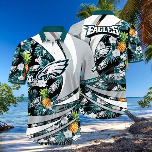 Philadelphia Eagles NFL Flower Full Printing Classic Hawaiian Shirt