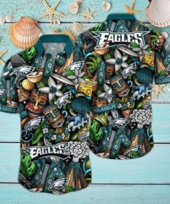 Philadelphia Eagles NFL Flower Hawaii Shirt And Tshirt For Fans