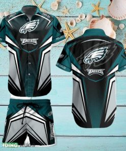 Philadelphia Eagles NFL Football Short Hawaiian Shirt And Short For Men Women Gift Summer Beach Team Holiday