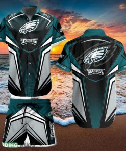 Philadelphia Eagles NFL Football Short Hawaiian Shirt And Short For Men Women Gift Summer Beach Team Holiday