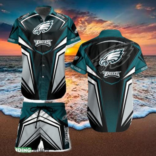 Philadelphia Eagles NFL Football Short Hawaiian Shirt And Short For Men Women Gift Summer Beach Team Holiday