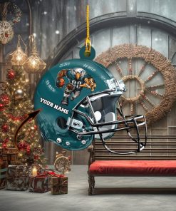 Philadelphia Eagles NFL Helmet Personalized Xmas Gift Christmas Tree Decorations Ornament